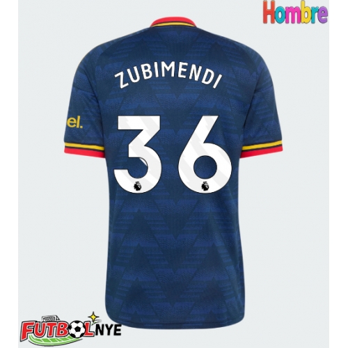 Camiseta Arsenal Martin Zubimendi #36 Visitante Equipación 2026-27 manga corta